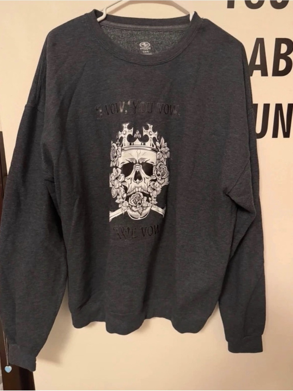 Custom “The Ritual” Themed Dark Gray Crewneck Sweatshirt